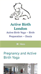 Mobile Screenshot of activebirthlondon.co.uk